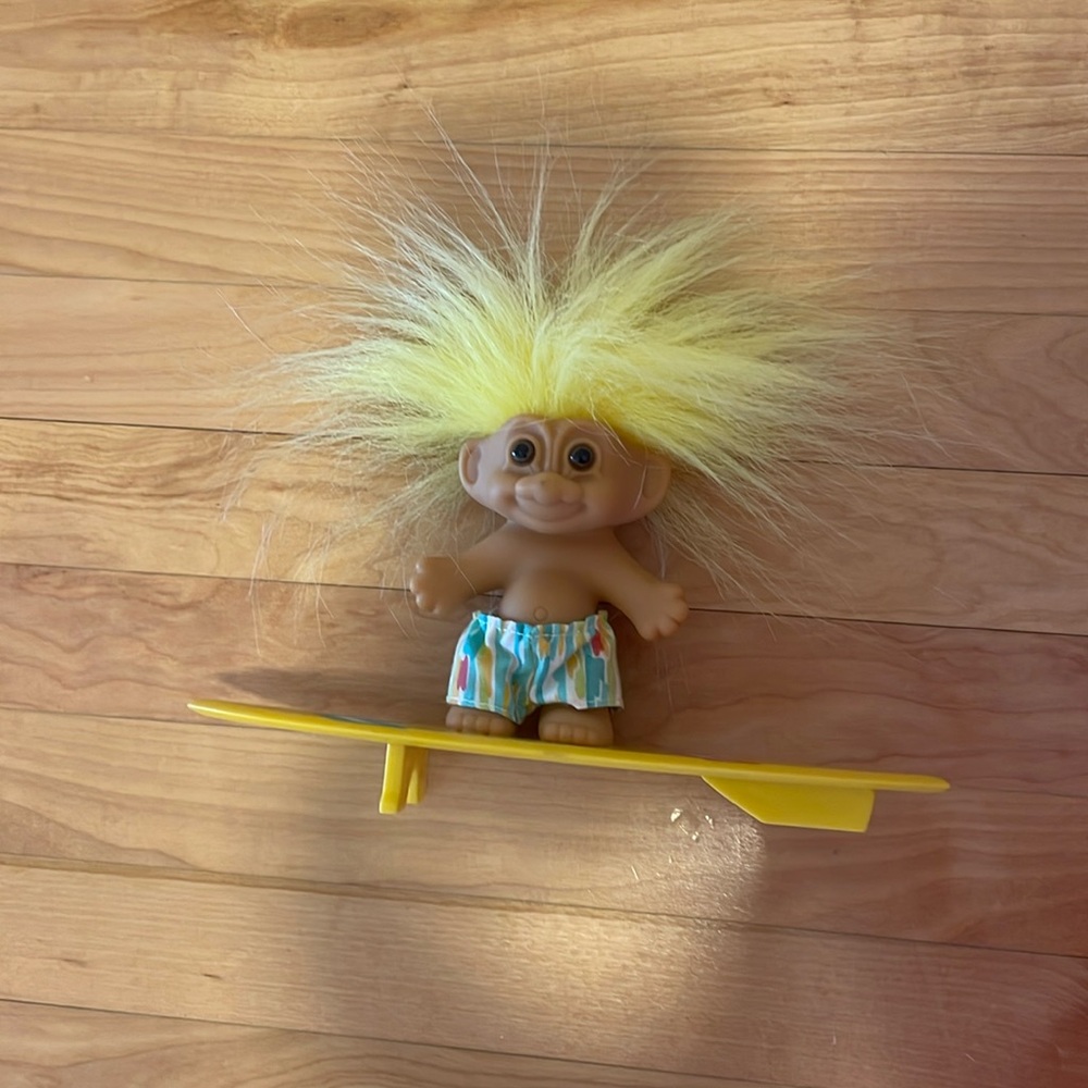Vintage Russ Troll Surfer Doll